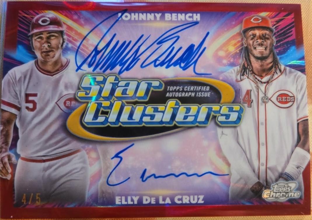 Johnny Bench / Elly De La Cruz [Red Flare] #SCDA-BD