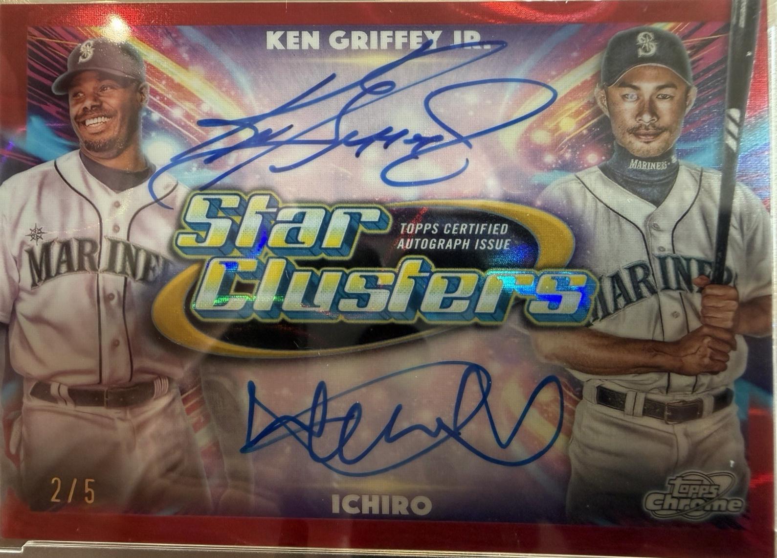 Ken Griffey Jr. / Ichiro [Red Flare] #SCDA-GI