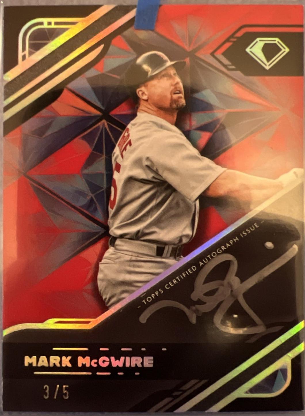 Mark McGwire [Silver Ink Red] #BPA-MMC