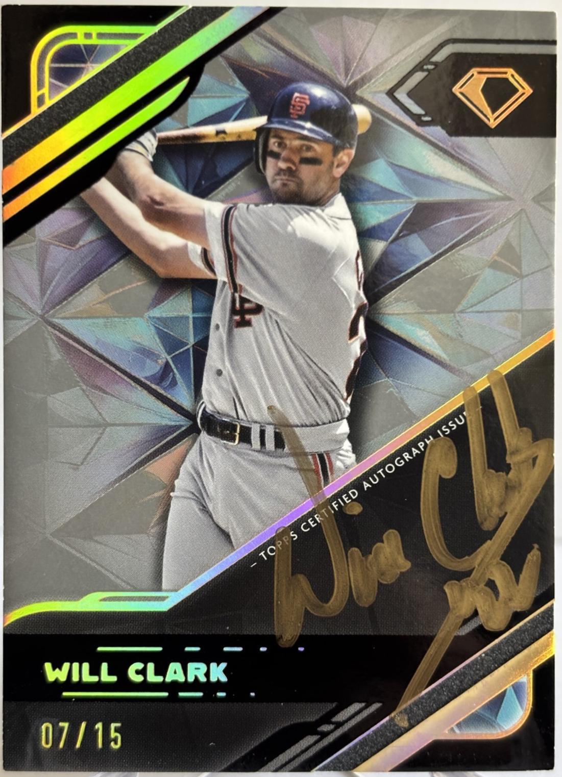 Will Clark [Gold Ink Gold] #BPA-WC