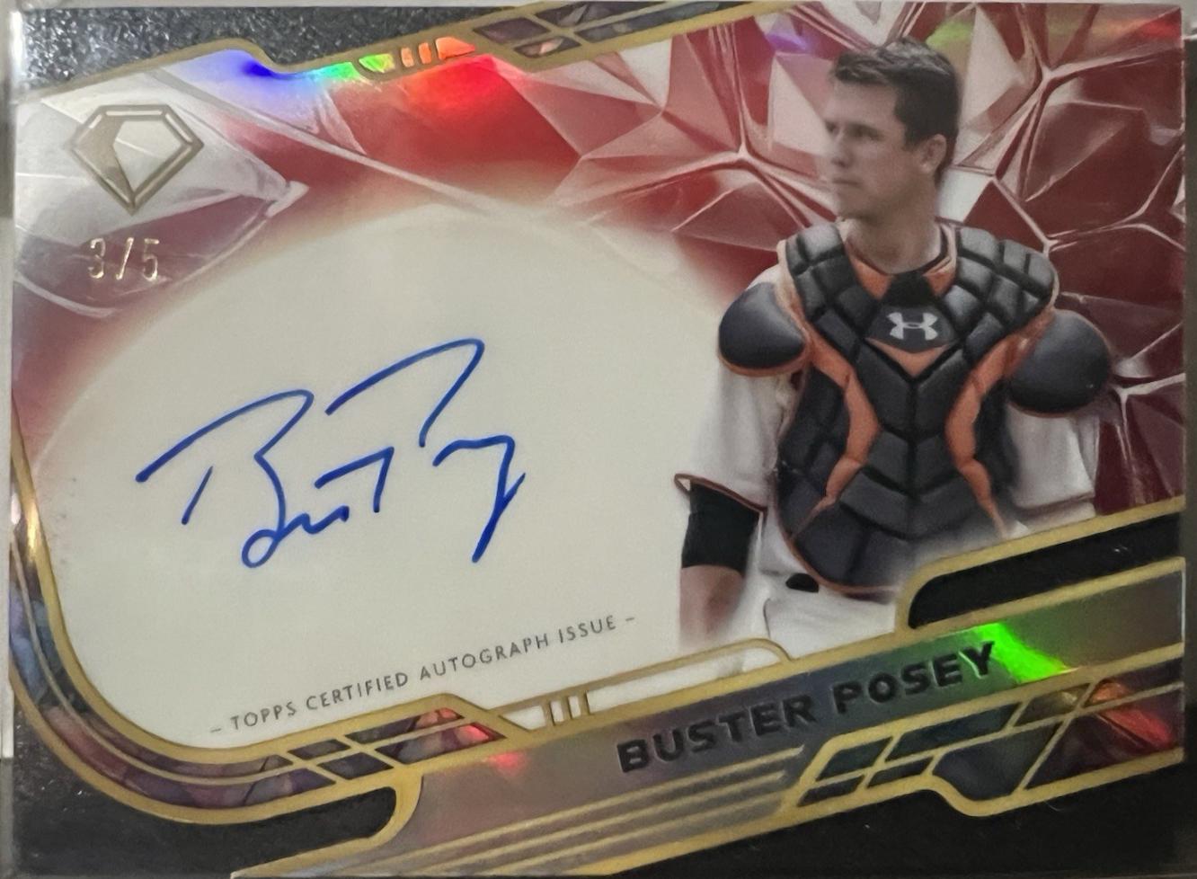 Buster Posey [Red Refractor] #ACC-BP