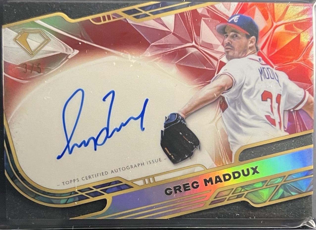 Greg Maddux [Red Refractor] #ACC-GM
