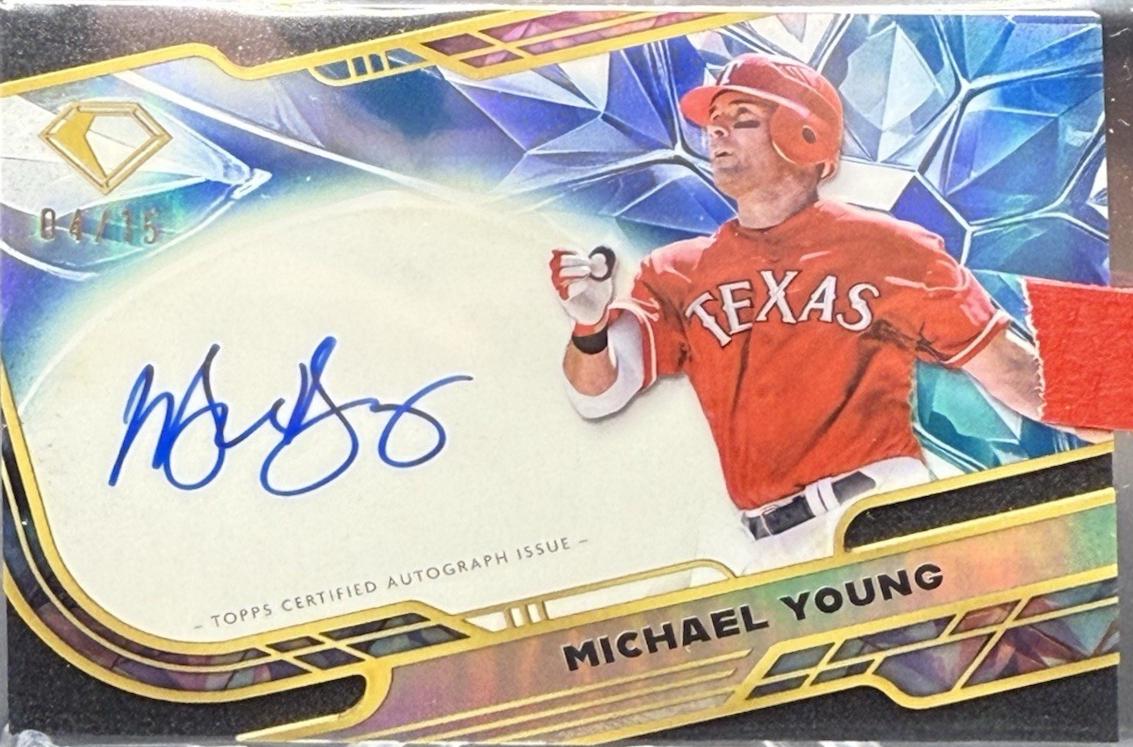 Michael Young [Blue Refractor] #ACC-MY