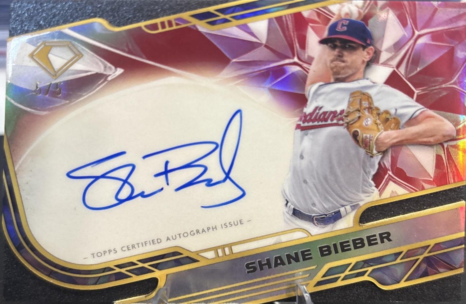 Shane Bieber [Red Refractor] #ACC-SB