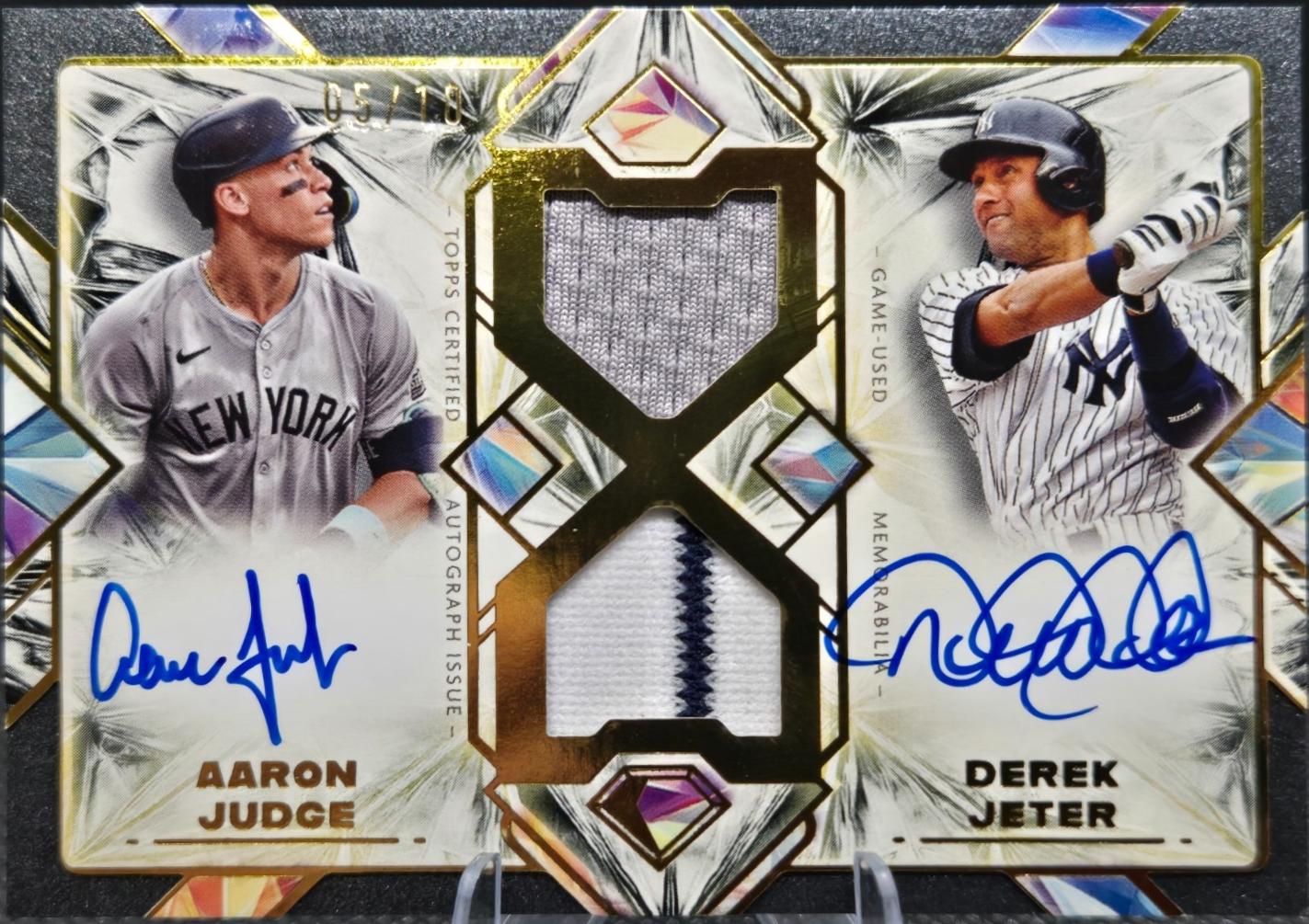 Derek Jeter / Aaron Judge [Black] #DPAR-JJ