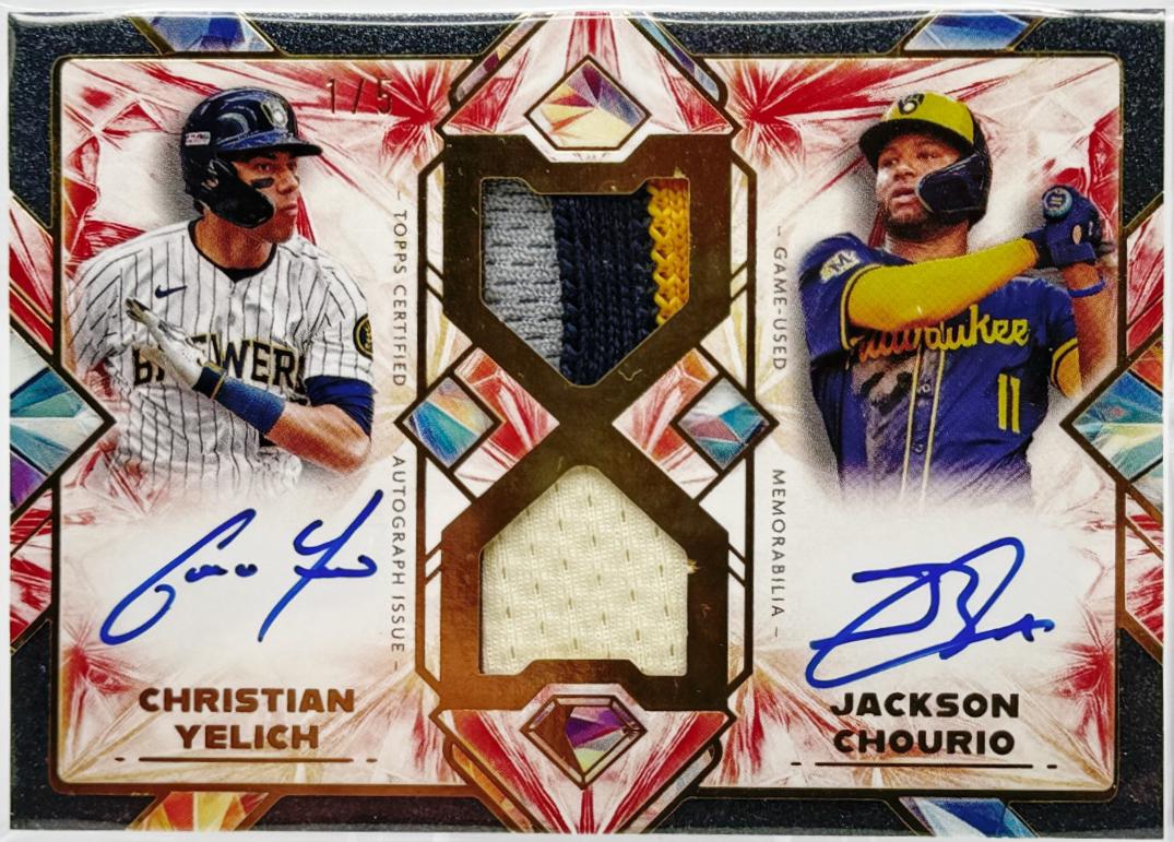 Jackson Chourio / Christian Yelich [Red] #DPAR-YC
