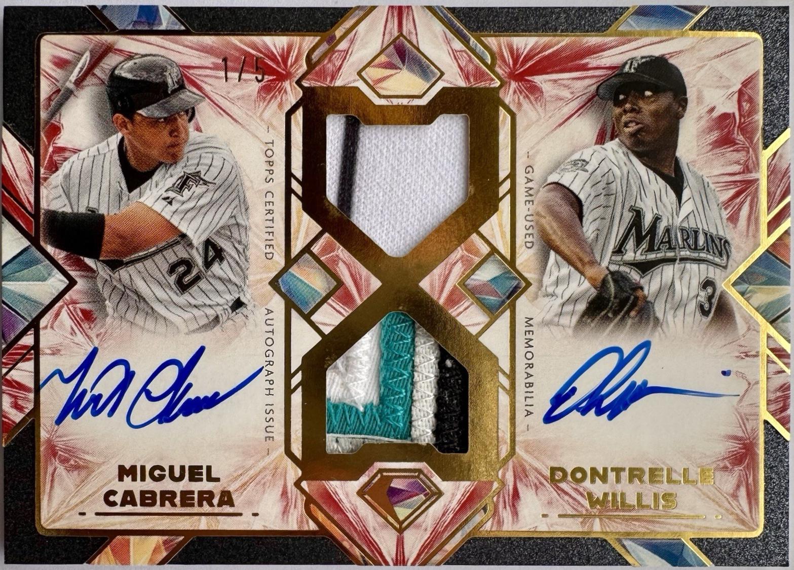 Miguel Cabrera / Dontrelle Willis [Red] #DPAR-CAW