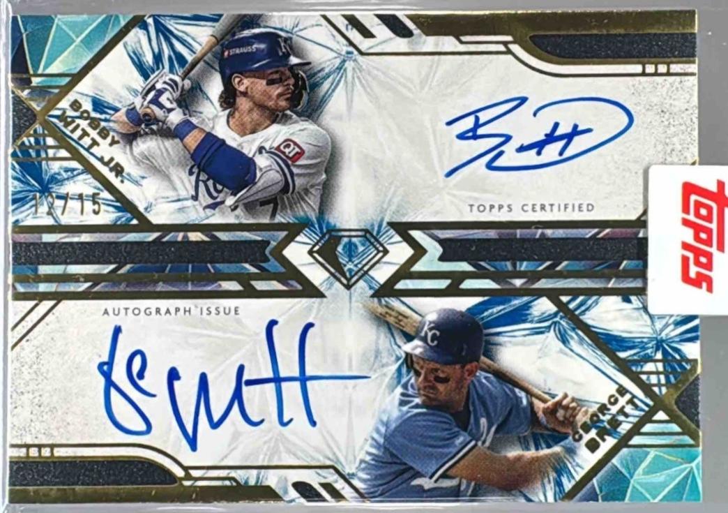 Bobby Witt Jr. / George Brett [Blue] #IDA-WB
