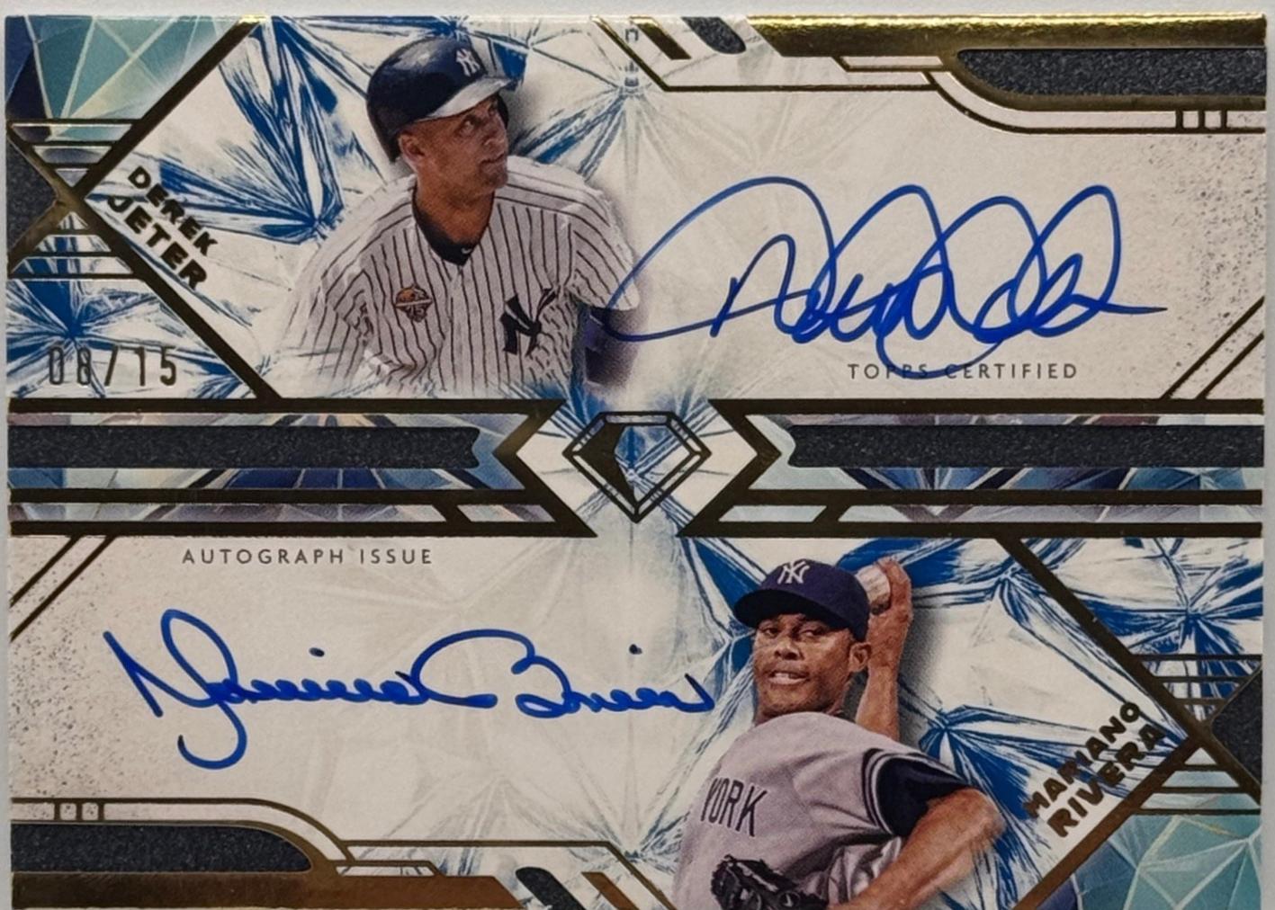 Mariano Rivera / Derek Jeter [Blue] #IDA-JR