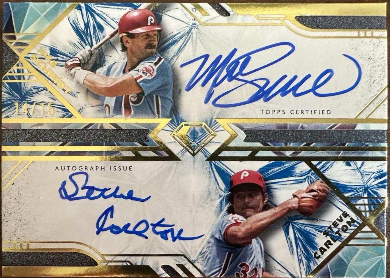 Mike Schmidt / Steve Carlton [Blue] #IDA-SC