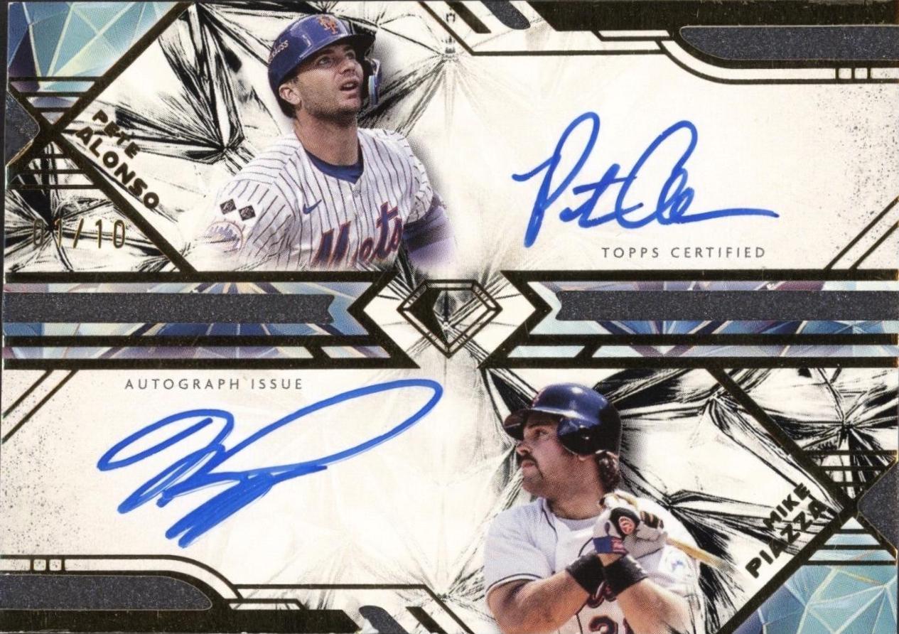 Pete Alonso / Mike Piazza [Black] #IDA-AP