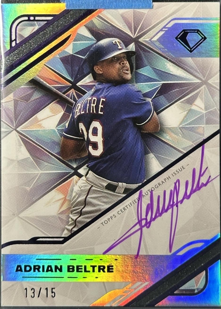 Adrian Beltre [Purple Ink] #WPA-AB