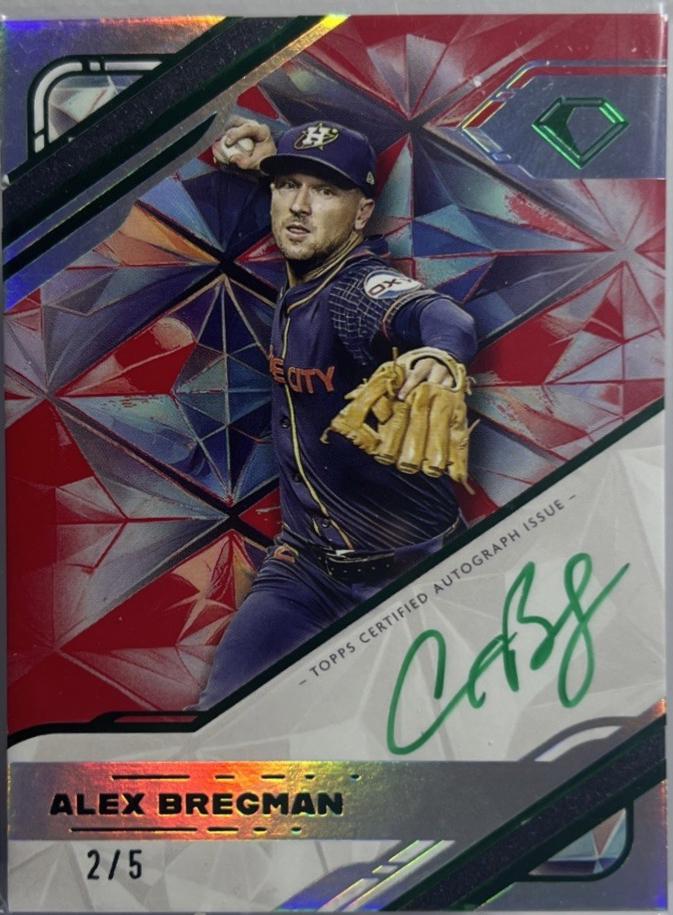 Alex Bregman [Green Ink Red] #WPA-ABR