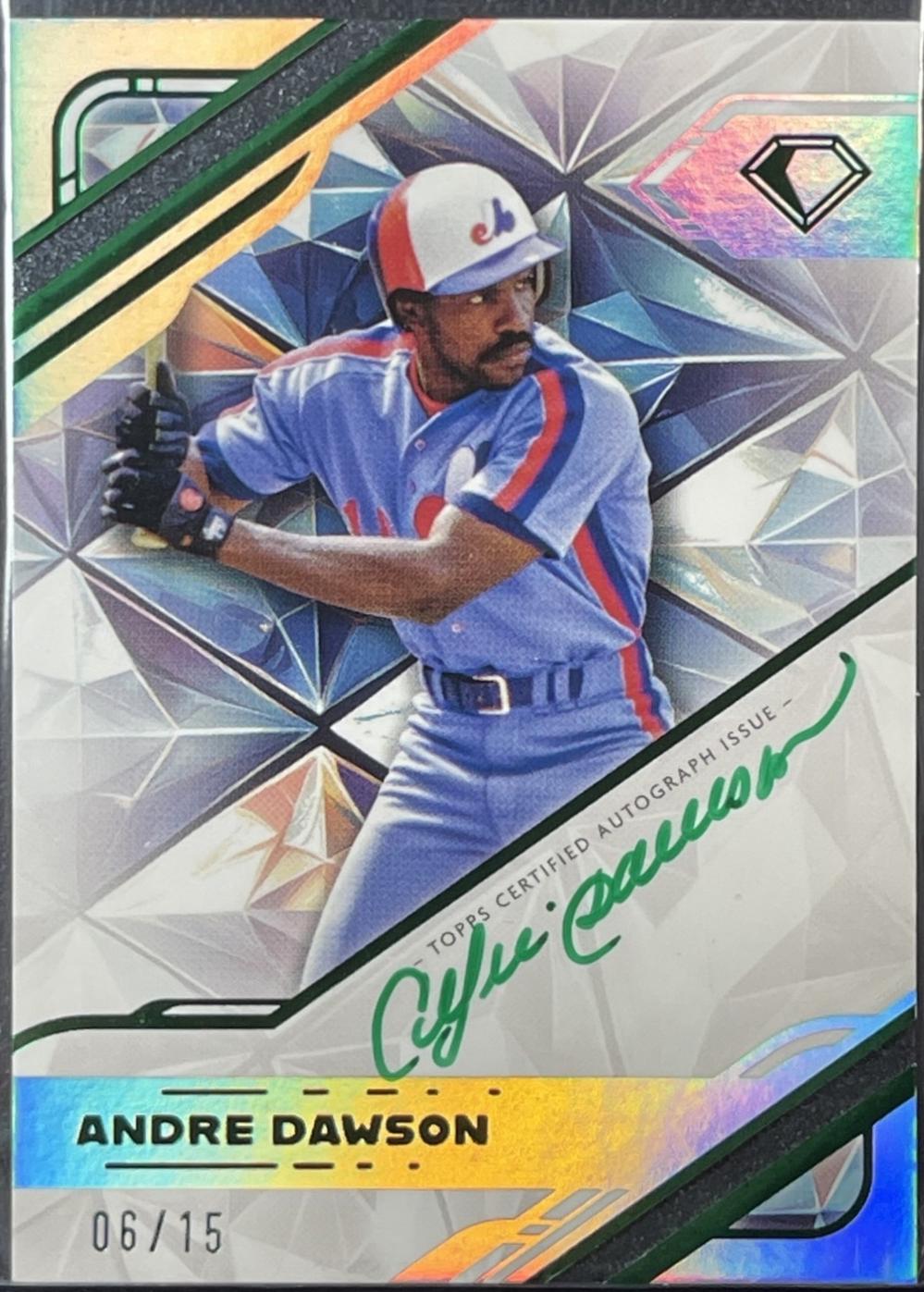 Andre Dawson [Green Ink] #WPA-AD