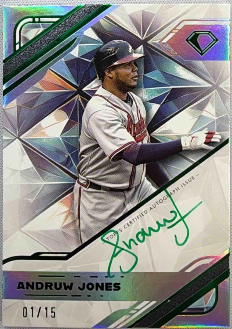 Andruw Jones [Purple Ink] #WPA-AJO