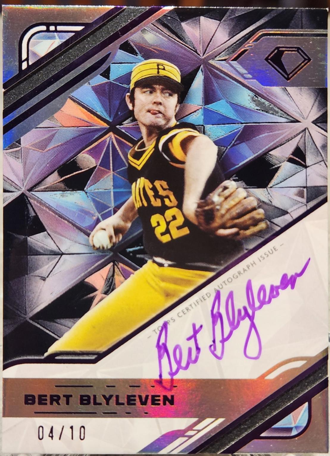 Bert Blyleven [Purple Ink Black] #WPA-BB