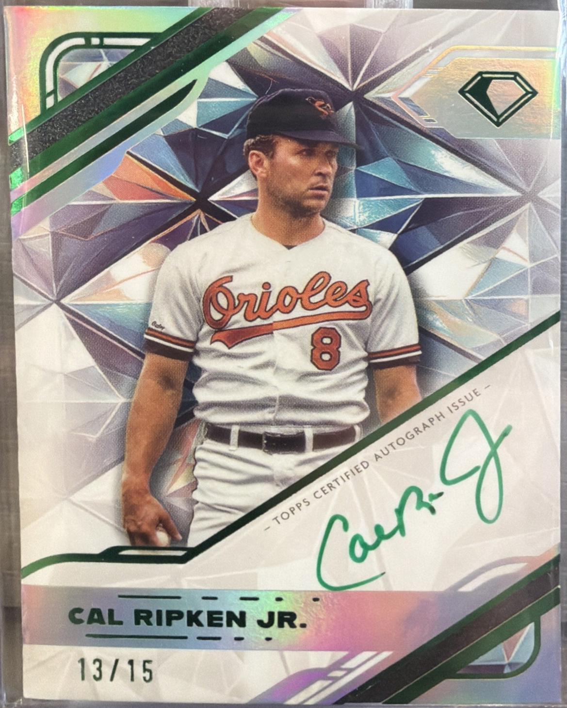 Cal Ripken Jr. [Green Ink] #WPA-CRJ