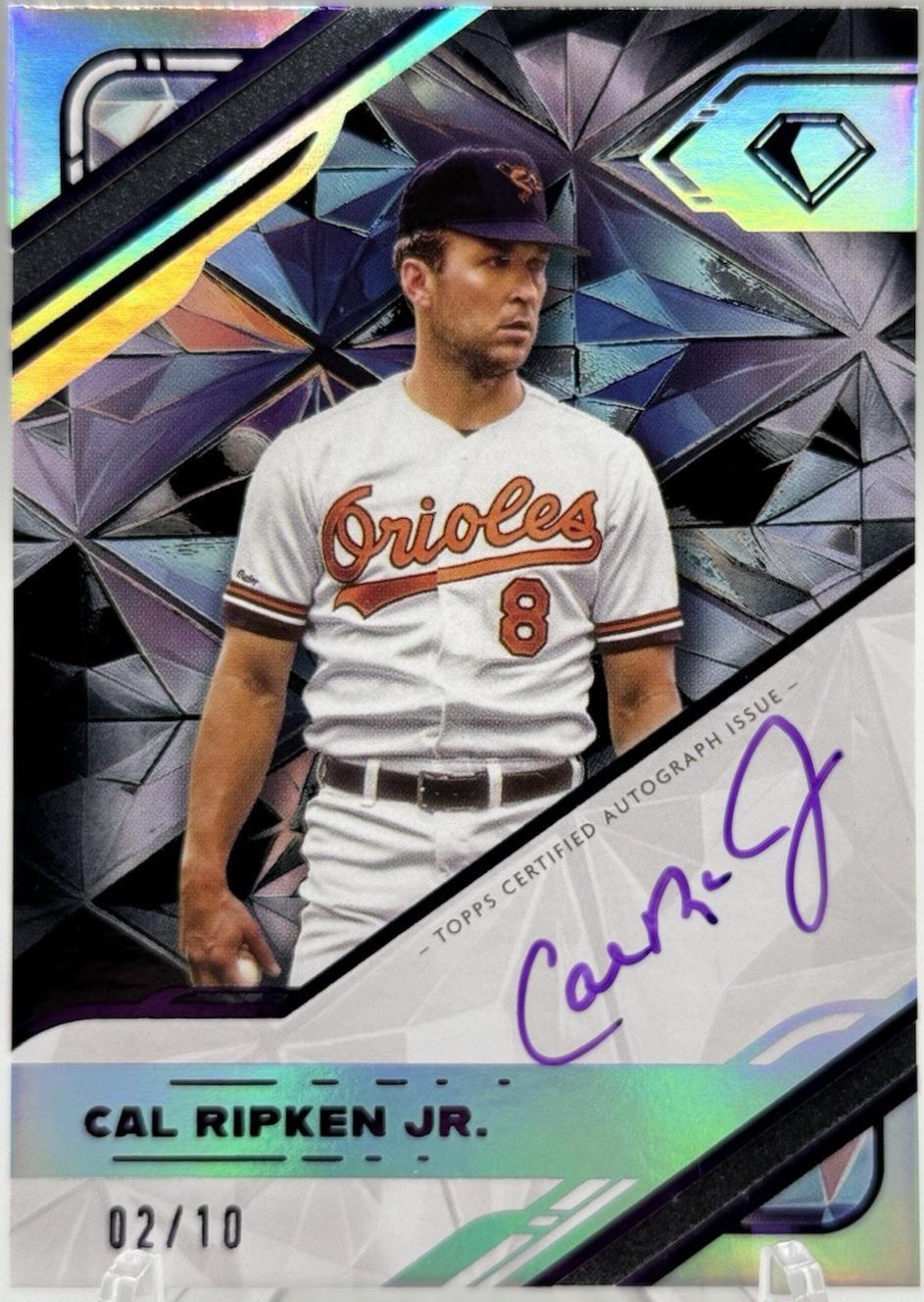 Cal Ripken Jr. [Purple Ink Black] #WPA-CRJ
