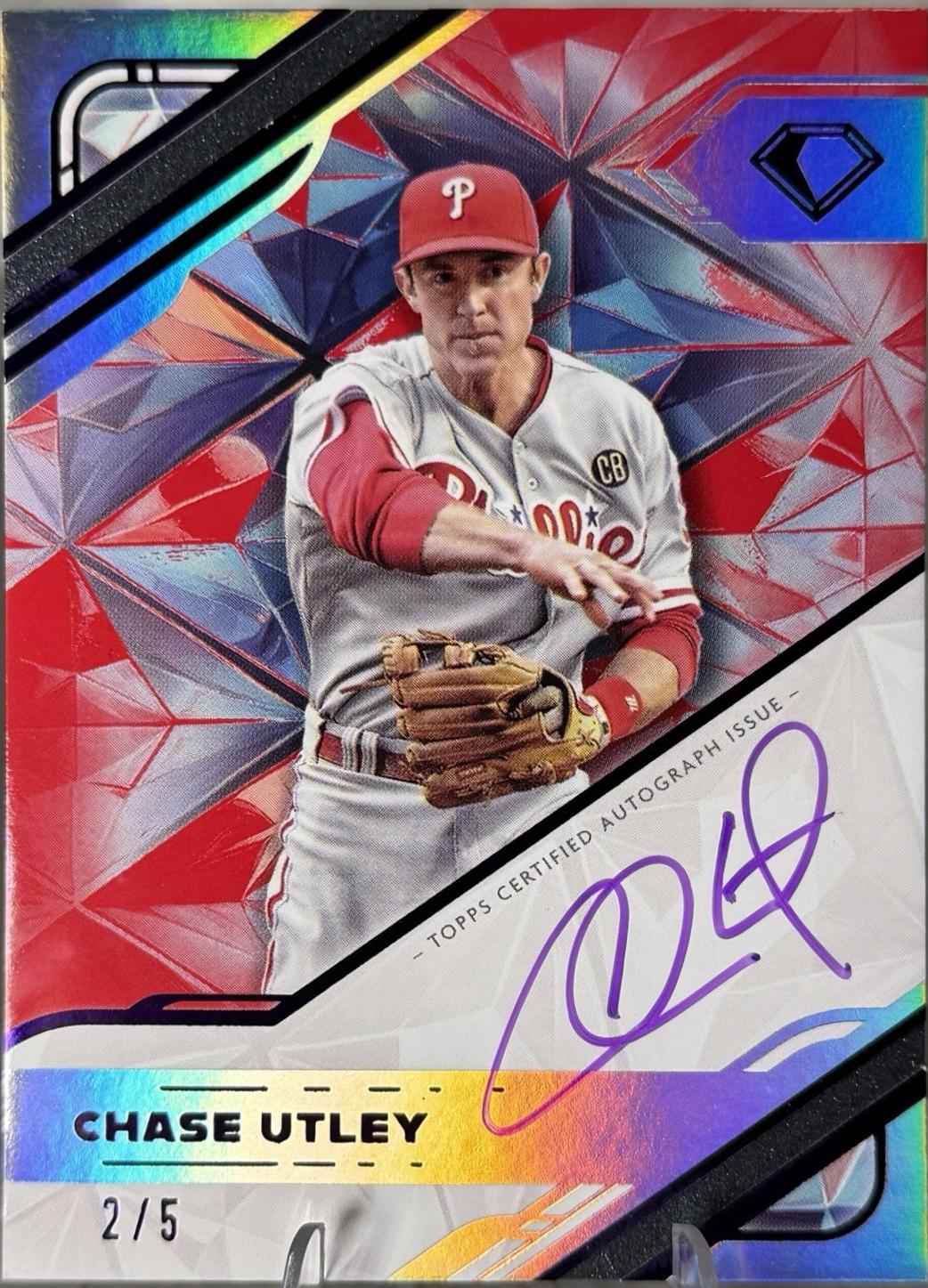 Chase Utley [Red Ink Red] #WPA-CU