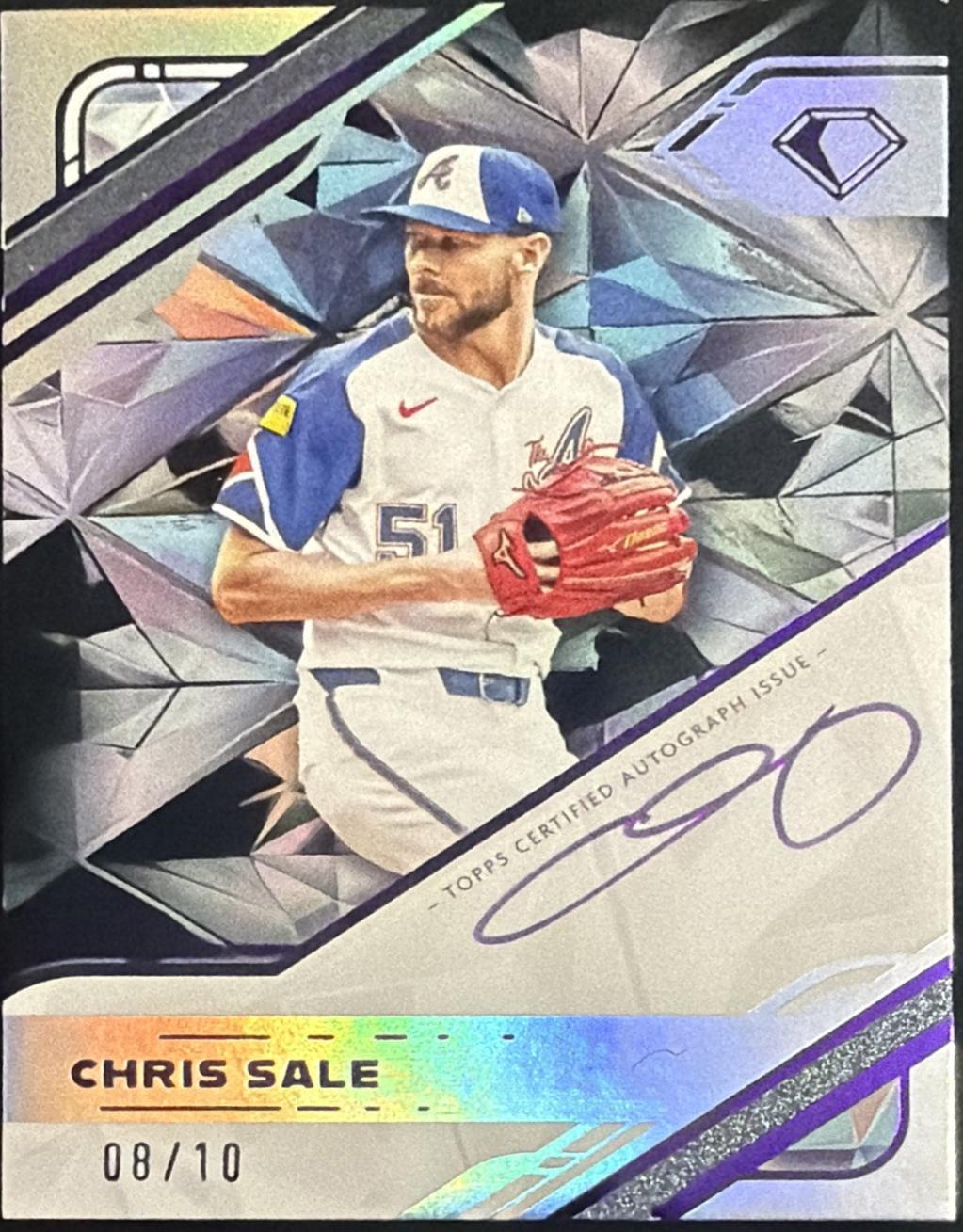 Chris Sale [Purple Ink Black] #WPA-CSA