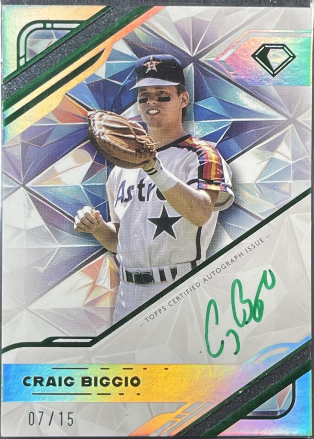 Craig Biggio [Green Ink] #WPA-CB