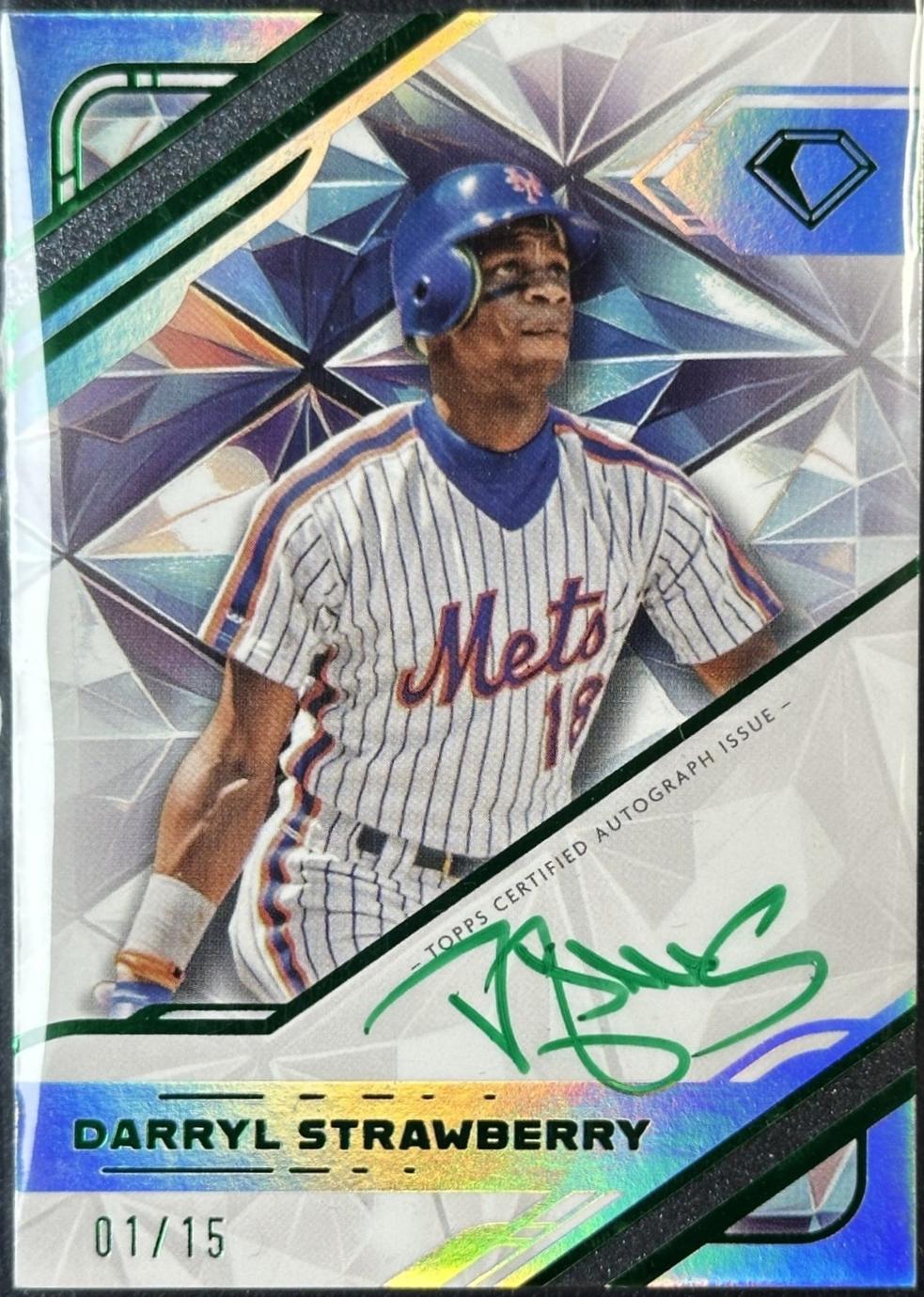 Darryl Strawberry [Green Ink] #WPA-DS