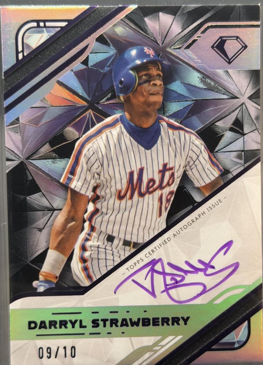 Darryl Strawberry [Purple Ink Black] #WPA-DS