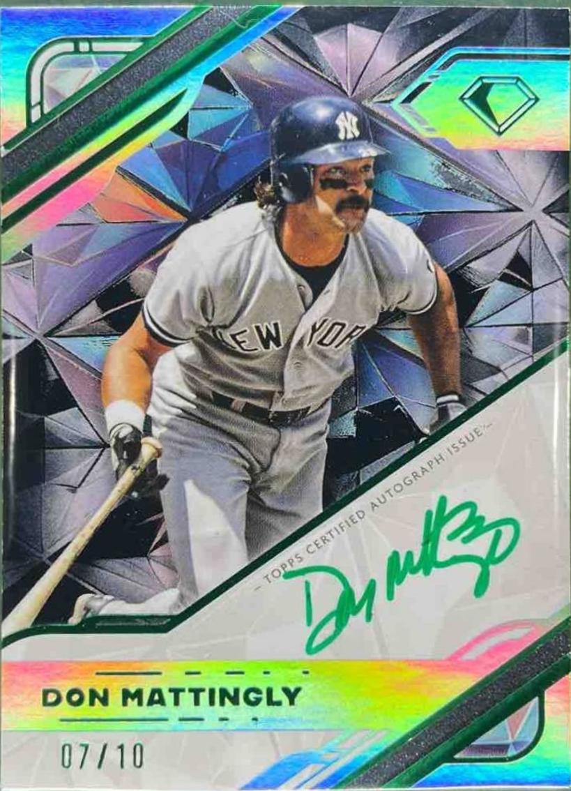 Don Mattingly [Green Ink Black] #WPA-DM