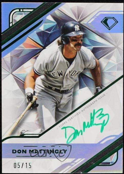 Don Mattingly [Green Ink] #WPA-DM