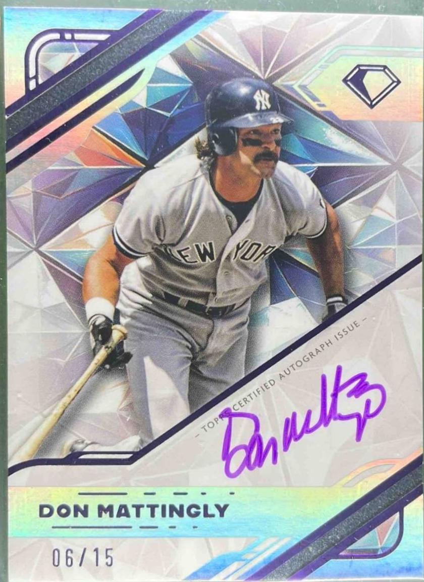 Don Mattingly [Purple Ink] #WPA-DM