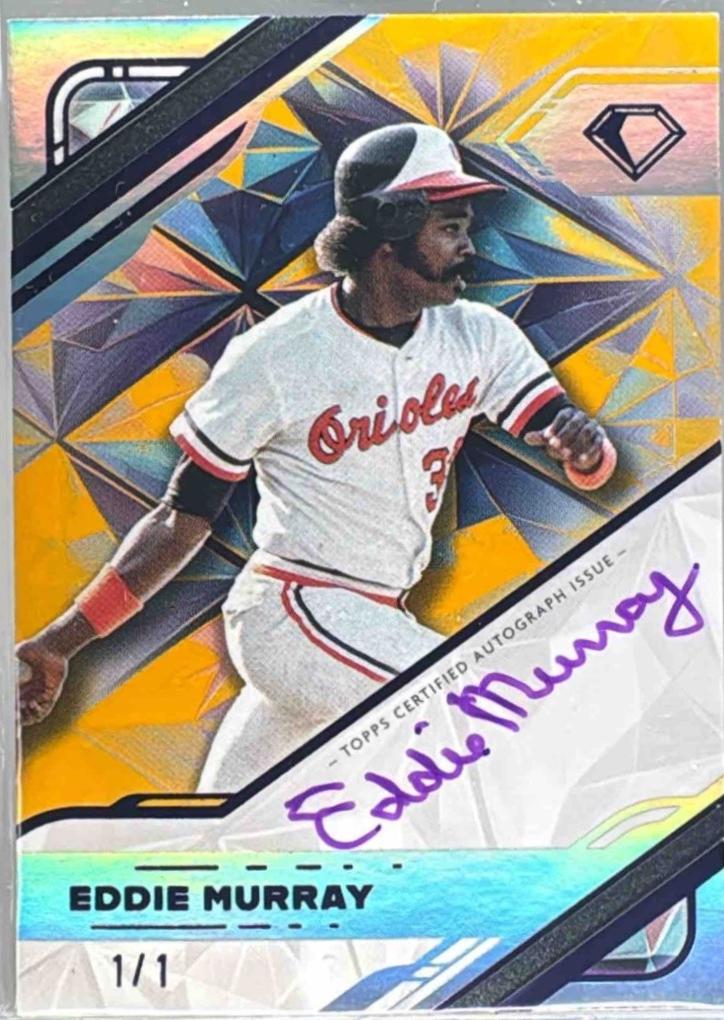 Eddie Murray [Purple Ink Gold] #WPA-EMU