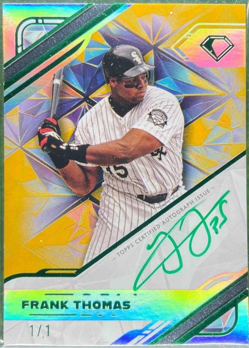 Frank Thomas [Green Ink Gold] #WPA-FT