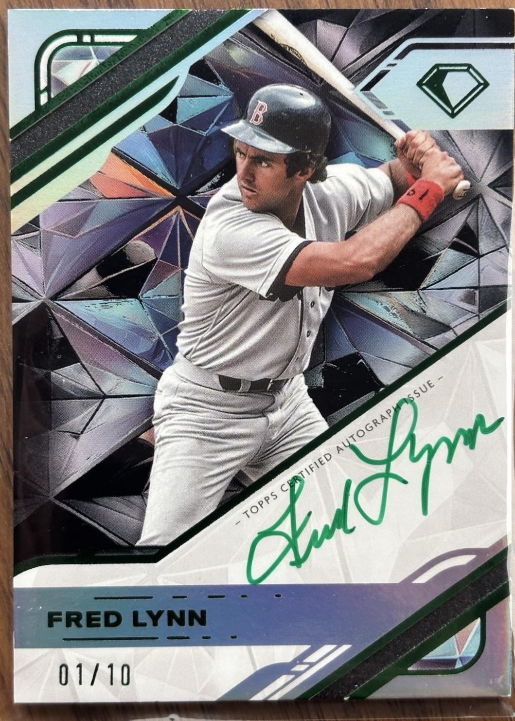 Fred Lynn [Green Ink Black] #WPA-FL