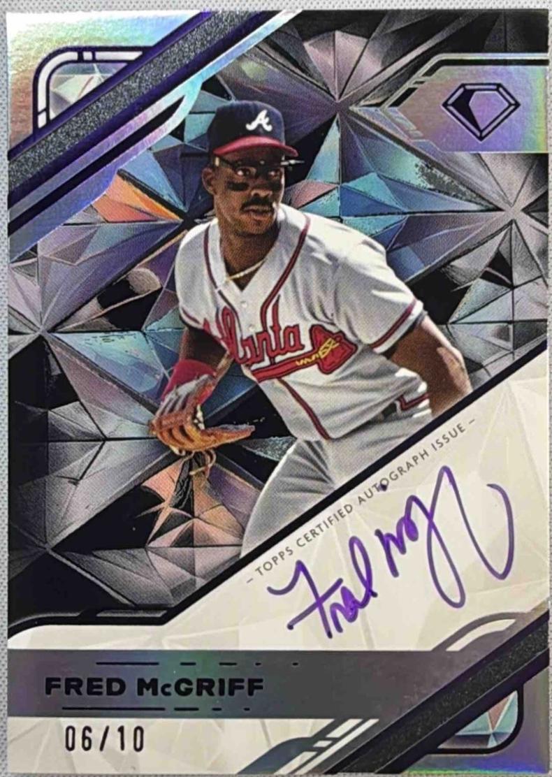 Fred McGriff [Purple Ink Black] #WPA-FM
