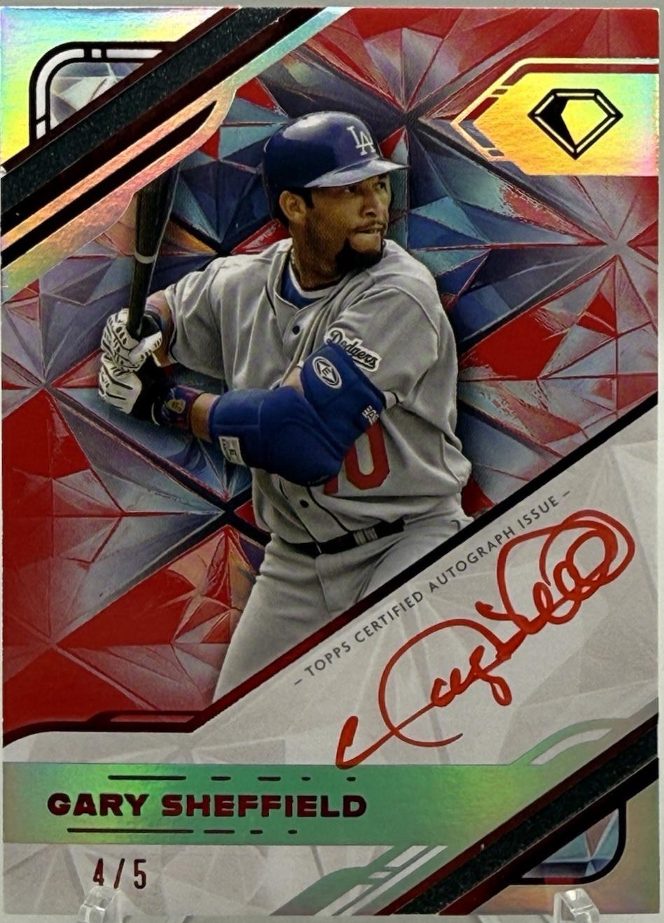 Gary Sheffield [Red Ink Red] #WPA-GS