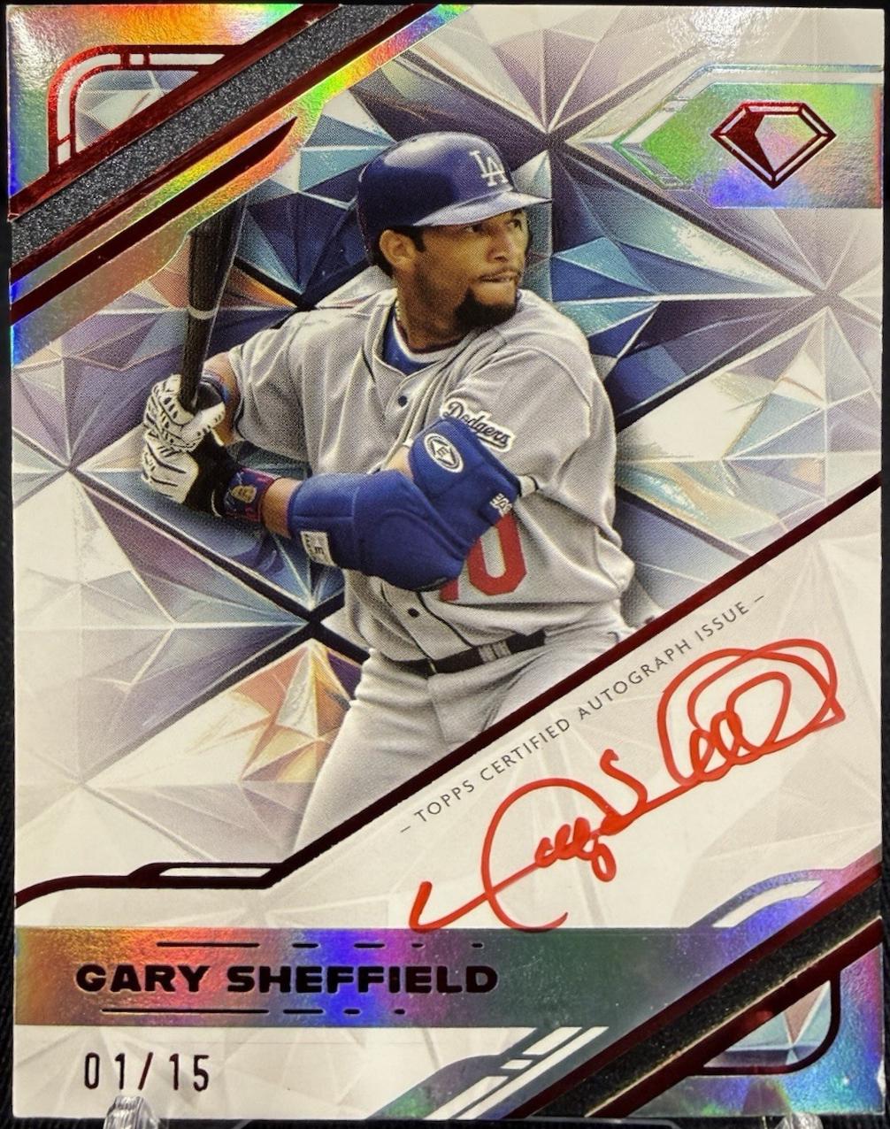 Gary Sheffield [Red Ink] #WPA-GS