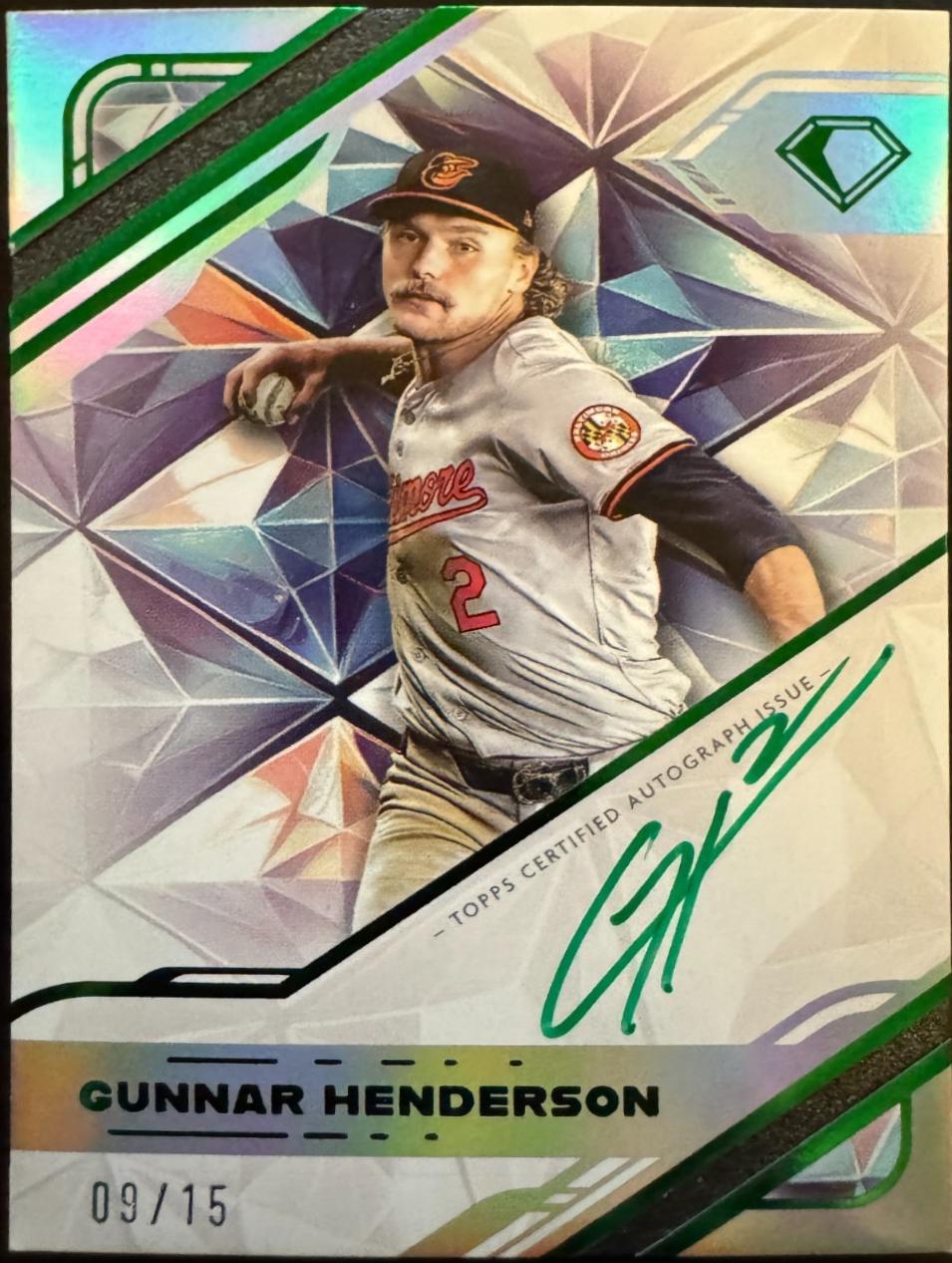 Gunnar Henderson [Green Ink] #WPA-GH