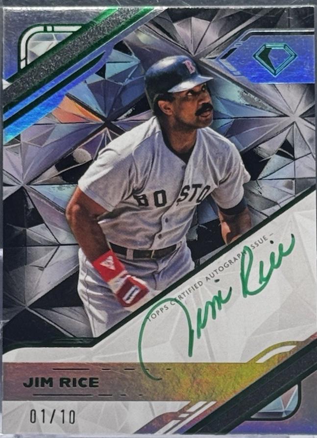 Jim Rice [Green Ink Black] #WPA-JR