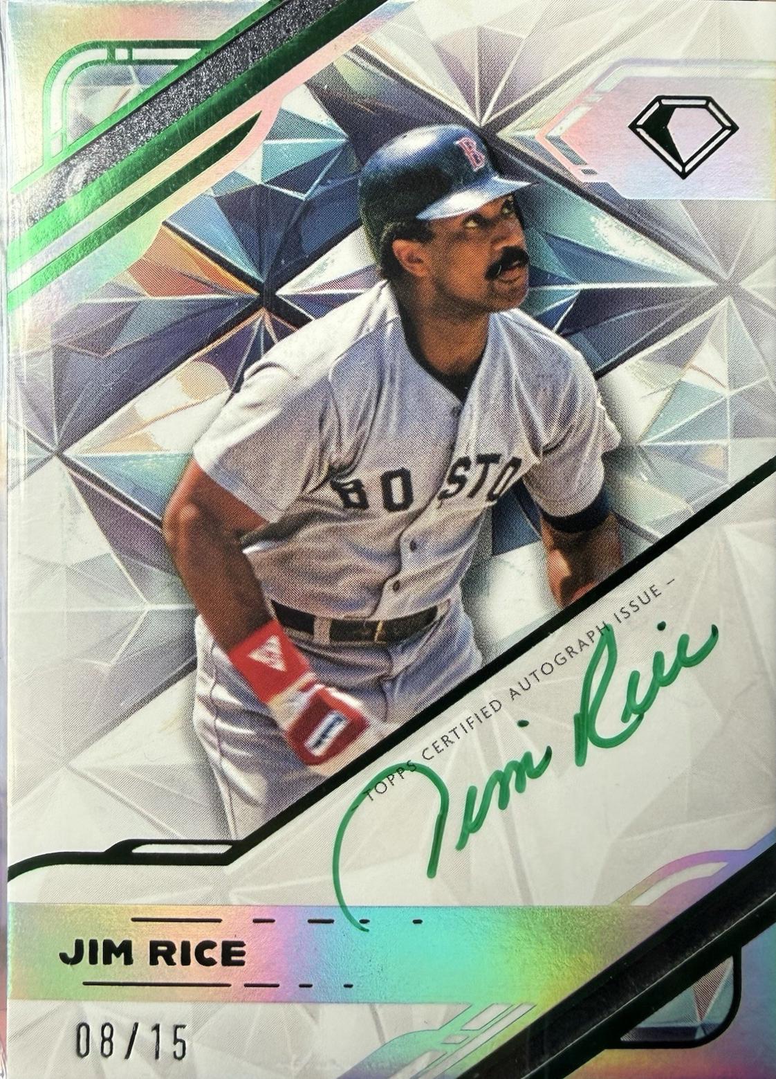 Jim Rice [Green Ink] #WPA-JR
