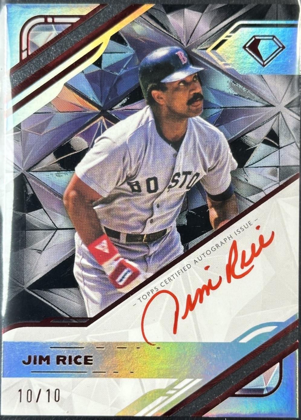 Jim Rice [Red Ink Black] #WPA-JR