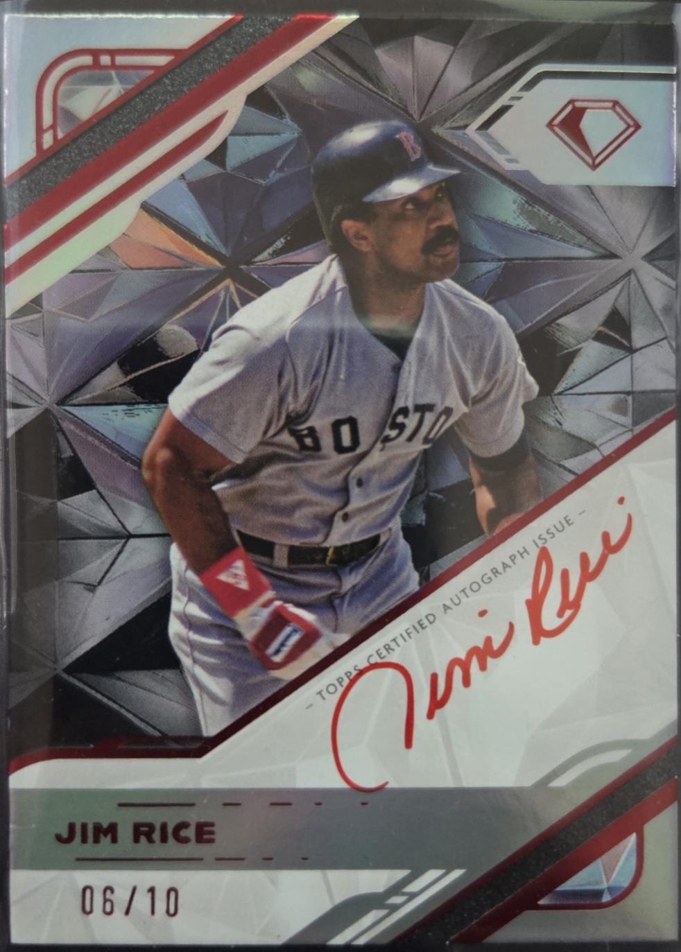 Jim Rice [Red Ink Red] #WPA-JR