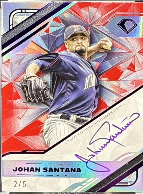 Johan Santana [Purple Ink Red] #WPA-JSA