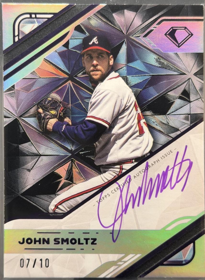 John Smoltz [Purple Ink Black] #WPA-JS