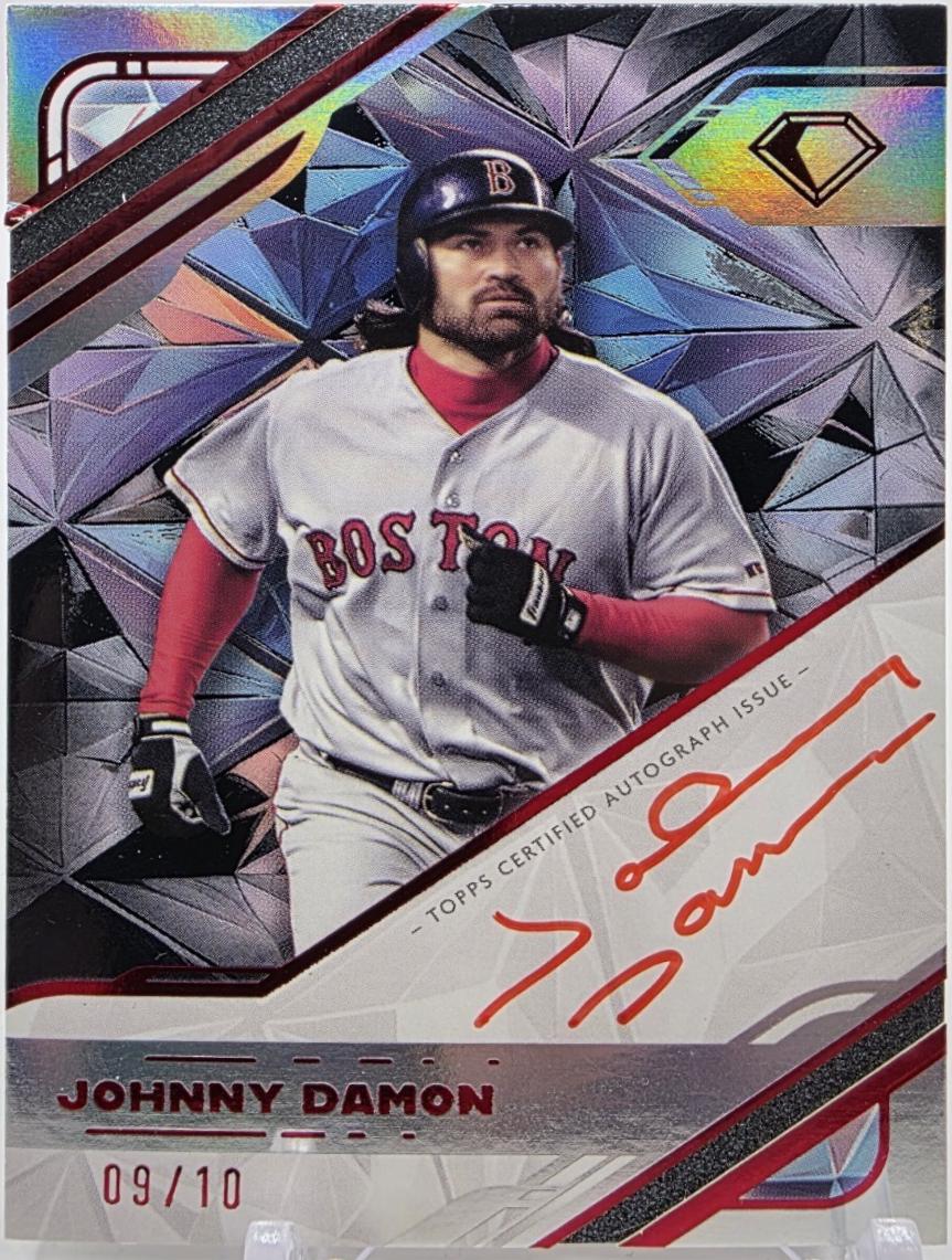 Johnny Damon [Red Ink Red] #WPA-JDA