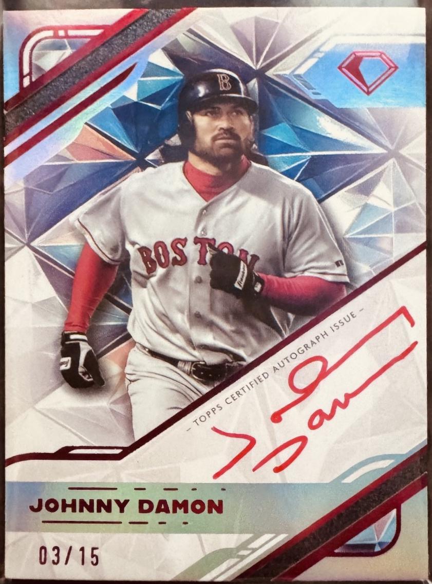 Johnny Damon [Red Ink] #WPA-JDA