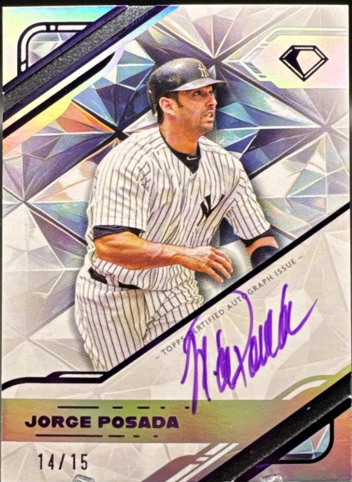 Jorge Posada [Purple Ink] #WPA-JP