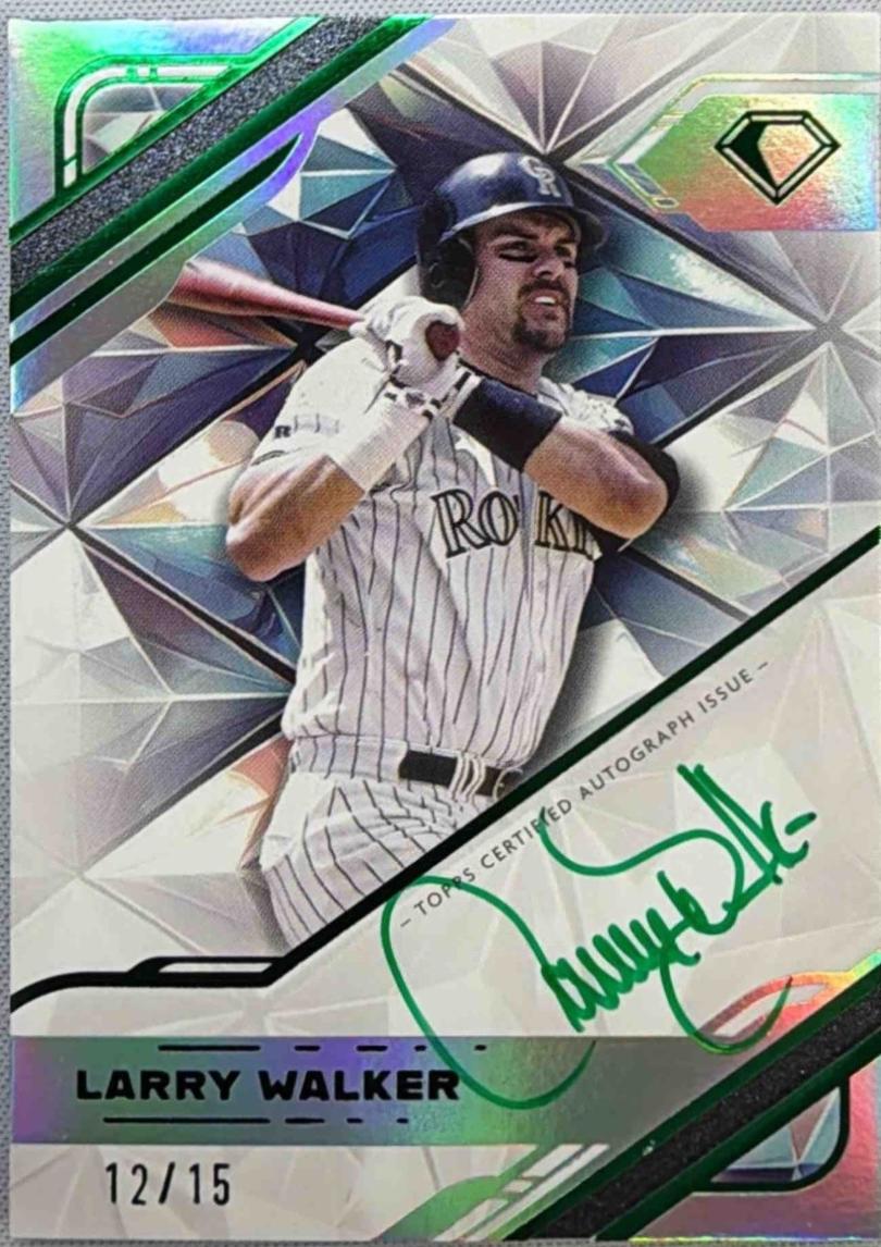 Larry Walker [Green Ink] #WPA-LW
