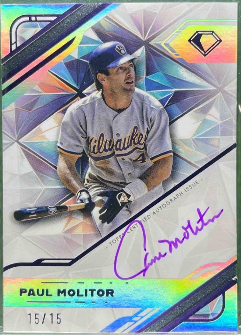 Paul Molitor [Purple Ink] #WPA-PM