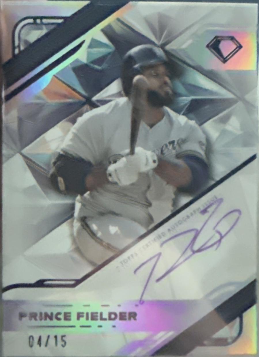 Prince Fielder [Purple Ink] #WPA-PF