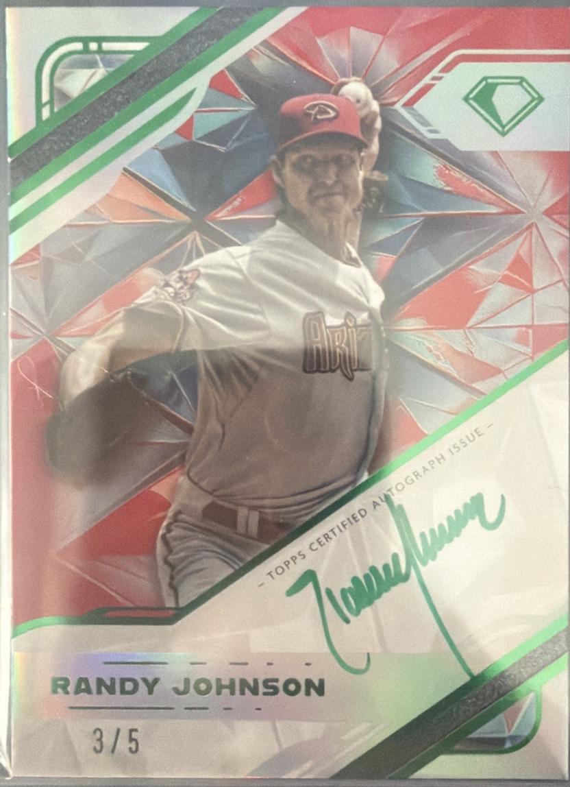 Randy Johnson [Green Ink Red] #WPA-RJ